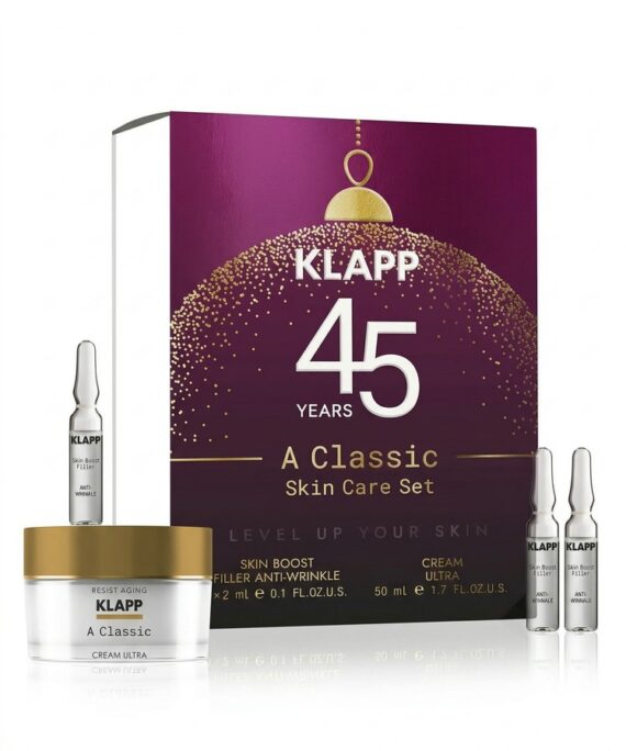 Арт. 1366 Набор KLAPP SKIN CARE SCIENCEA Classic Care Set (крем для лица 50 мл, концентрат 2 мл х 3 шт)